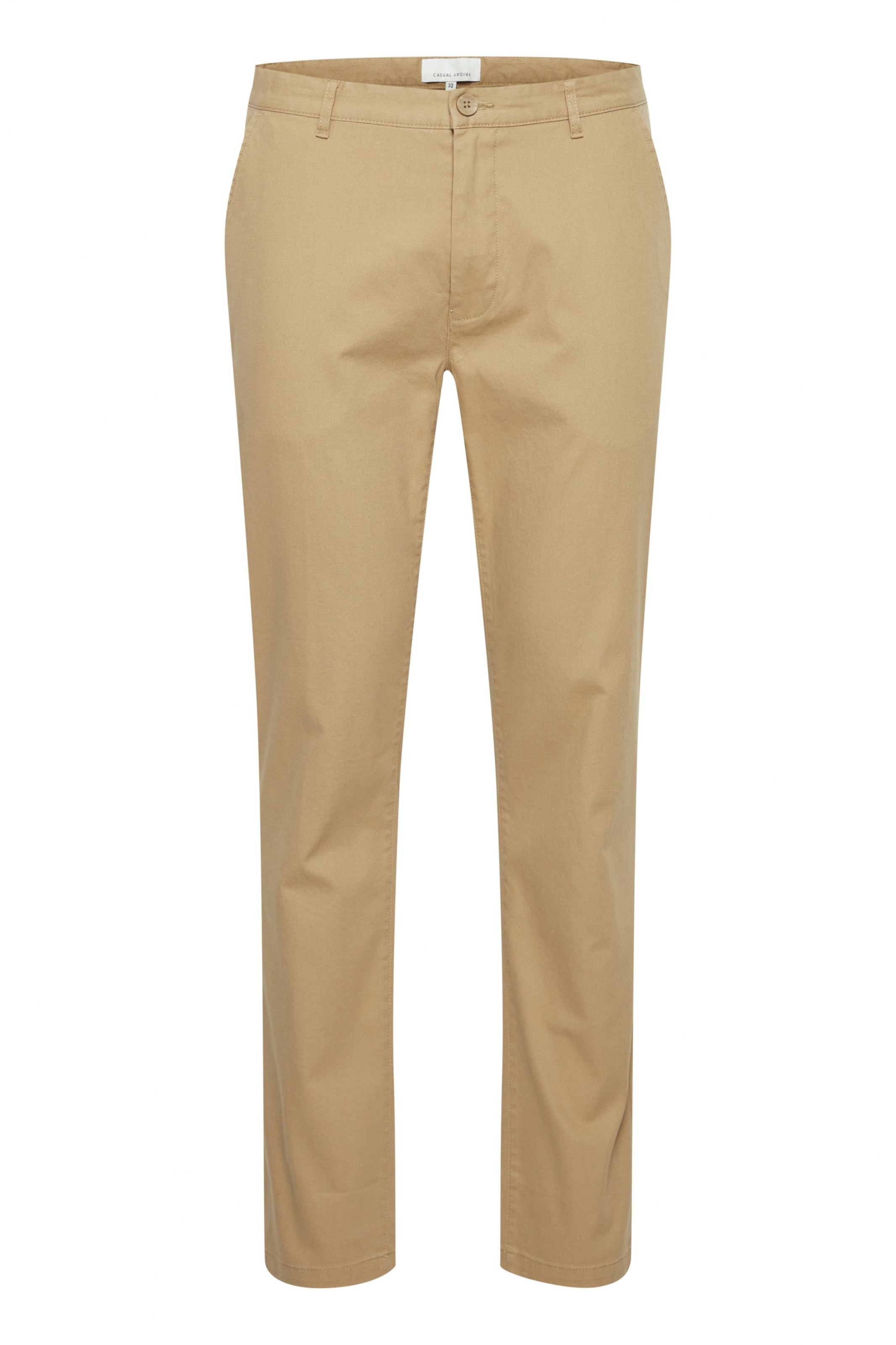Casual Friday - Calças chino 'Viggo' em bege: frente