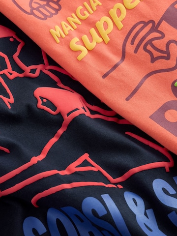 Next Къса пижама в синьо