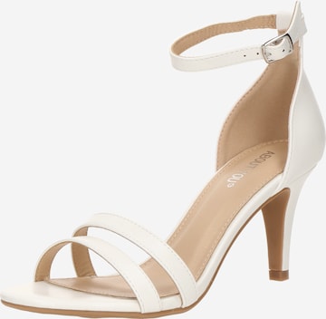 Décolleté 'Charlotta' di ABOUT YOU in bianco: frontale