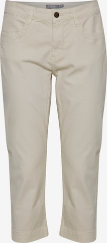 Fransa Pants in Beige: front