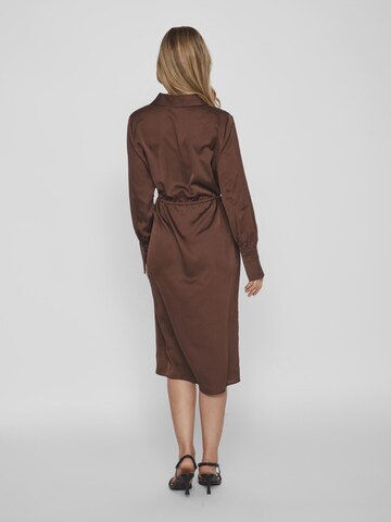 VILA Shirt Dress in Brown