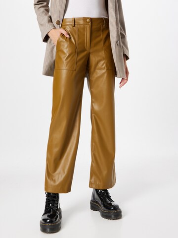 JDY Wide leg Pants 'JAGGER' in Green: front