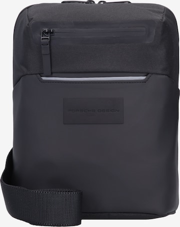 Borsa a tracolla di Porsche Design in nero: frontale