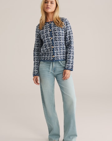 WE Fashion Cardigan i blå