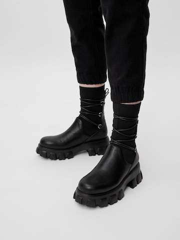 Bottes Bianco en noir : devant