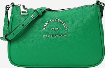 Borsa a tracolla di Karl Lagerfeld in verde: frontale