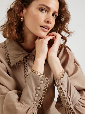 Copenhagen Muse Bluzka 'MOLLY' w kolorze brązowy