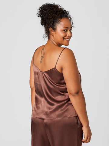A LOT LESS Top 'Allie' in Brown