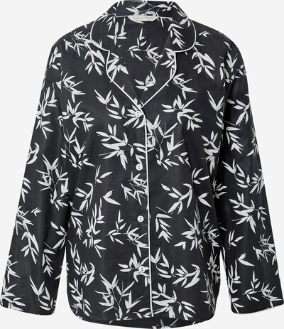 Cyberjammies Schlafshirt 'Katie Bamboo' in schwarz / weiß, Produktansicht