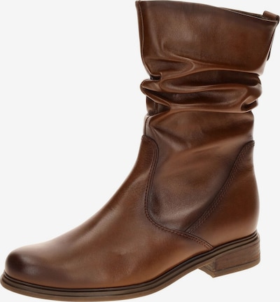 GABOR Boots 'Gabor Stiefel braun Glattleder gerafft Nappa 8040.02.006' in 35 in Brown, Item view