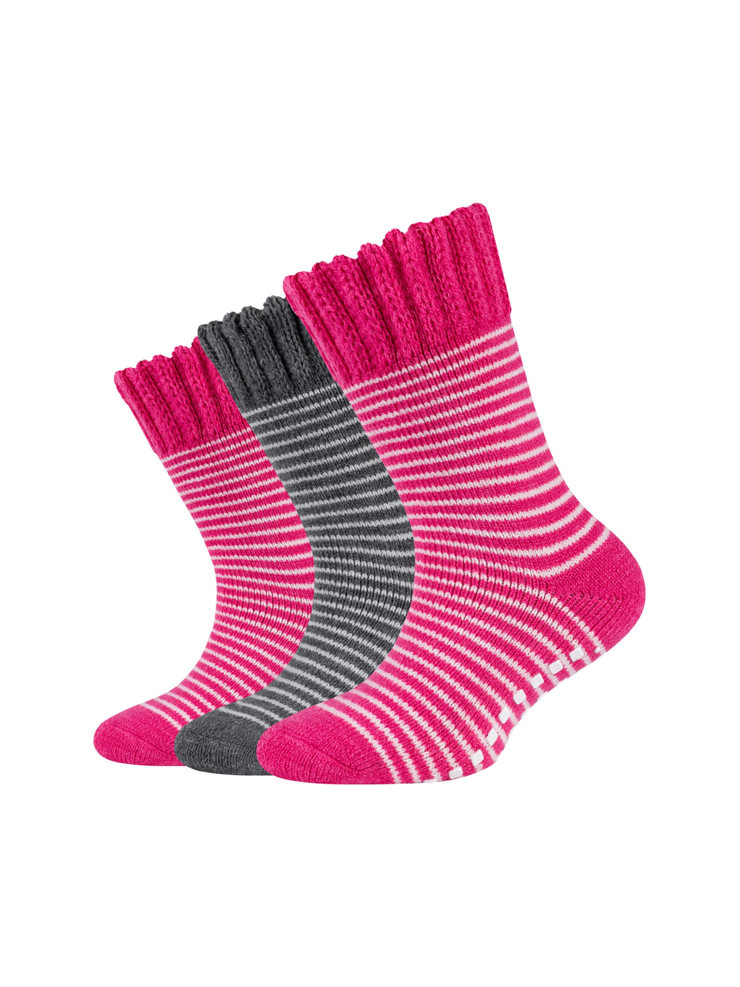 camano Socken in Grau: Vorderseite
