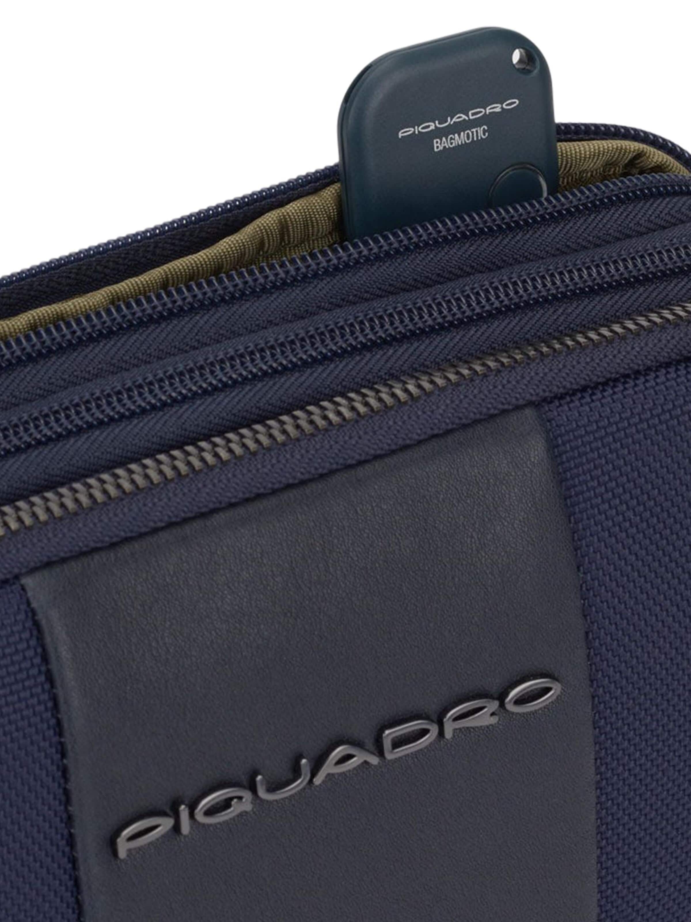 Piquadro Schoudertas in Blauw