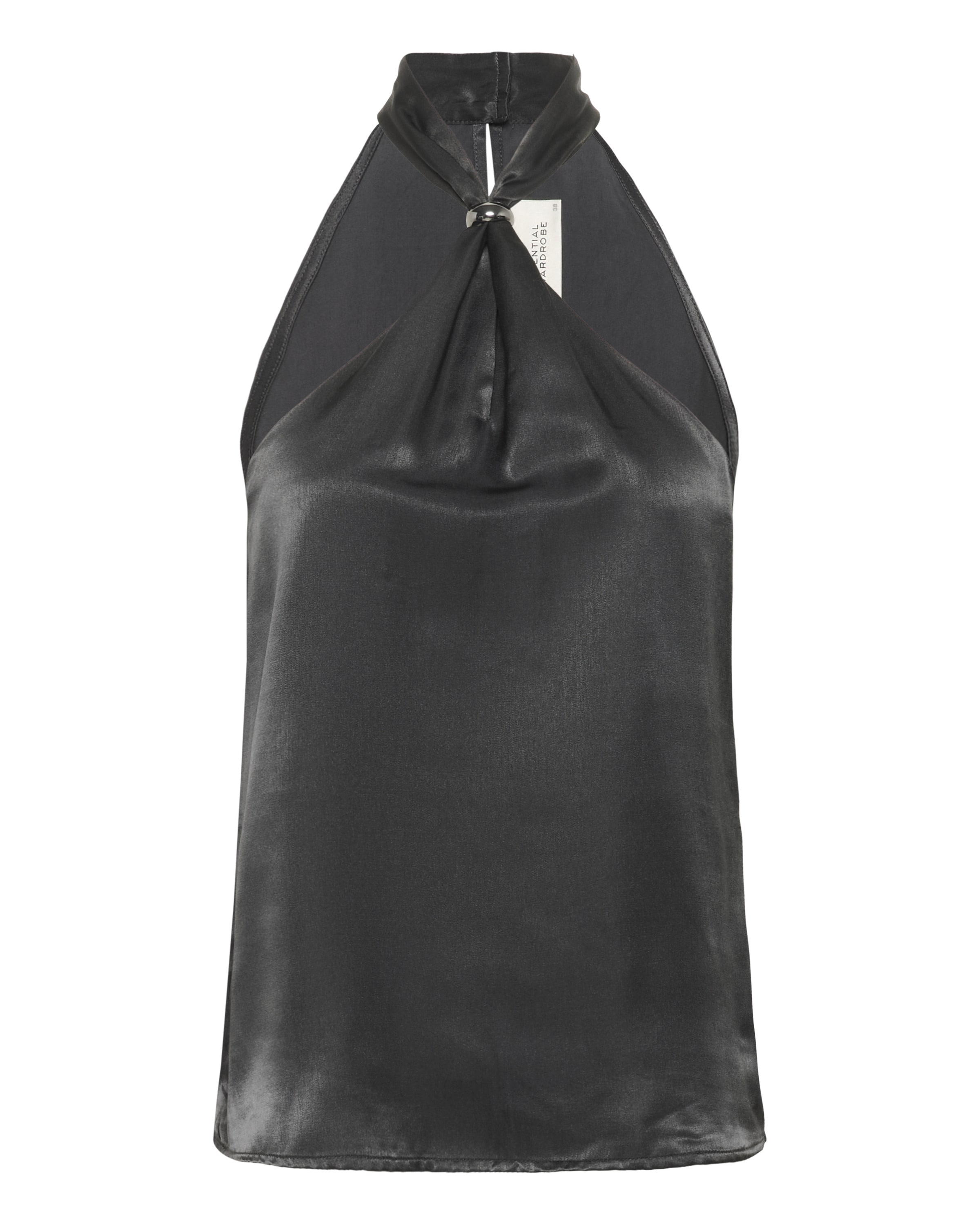 My Essential Wardrobe Top 'Estelle' in Grey: front