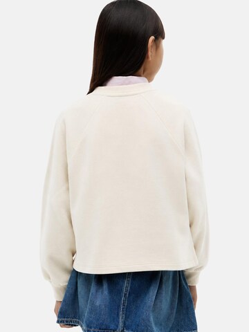 TOMMY HILFIGER Bluzka sportowa 'TONAL FLAG RAGLAN CREW FELPA' w kolorze biały