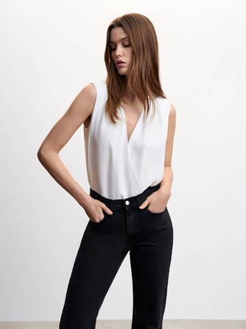 MANGO Blouse 'ROBIN' in White: front