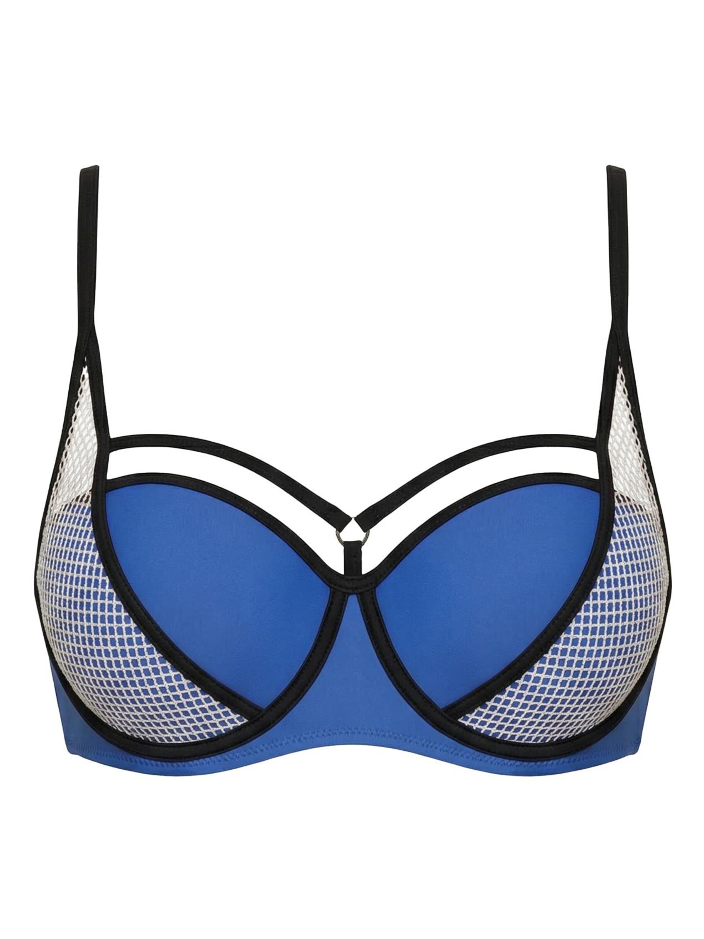 Marko Push-up Bikiniöverdel 'Emily M-817 (4)' i blå: framsida