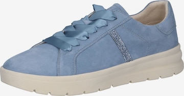 CAPRICE Athletic Lace-Up Shoes in Blue: front