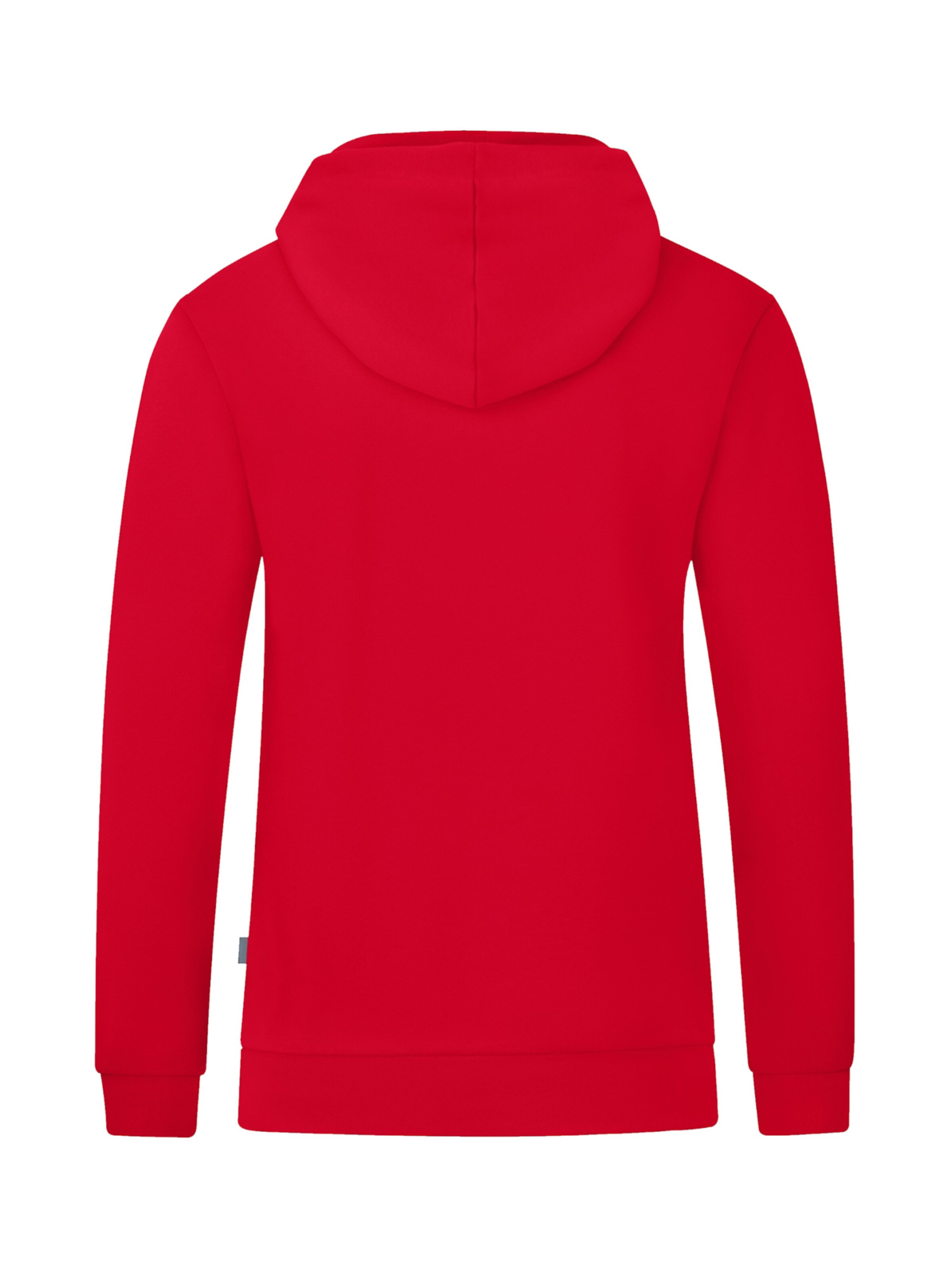JAKO Athletic Zip-Up Hoodie in Red