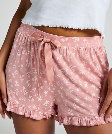 Hunkemöller Pyjamahose in Pink