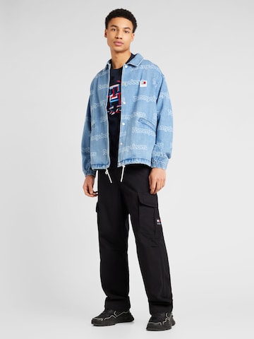 Tommy Jeans Loose fit Cargo trousers 'Aiden' in Black