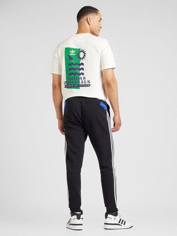 Tapered Pantaloni sport de la ADIDAS SPORTSWEAR pe negru