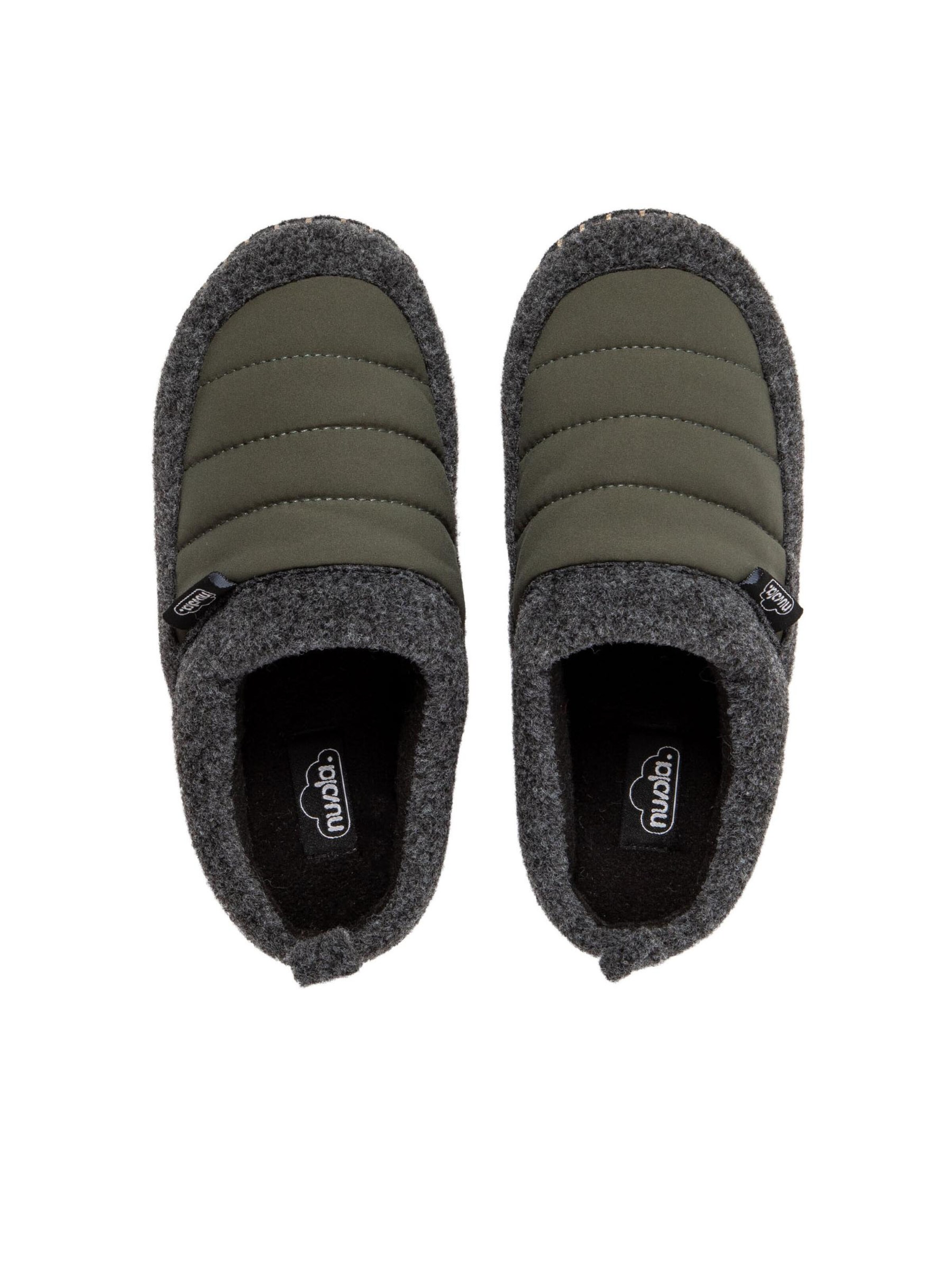 Nuvola. - Zapatillas de casa 'Zueco New Wool' en verde