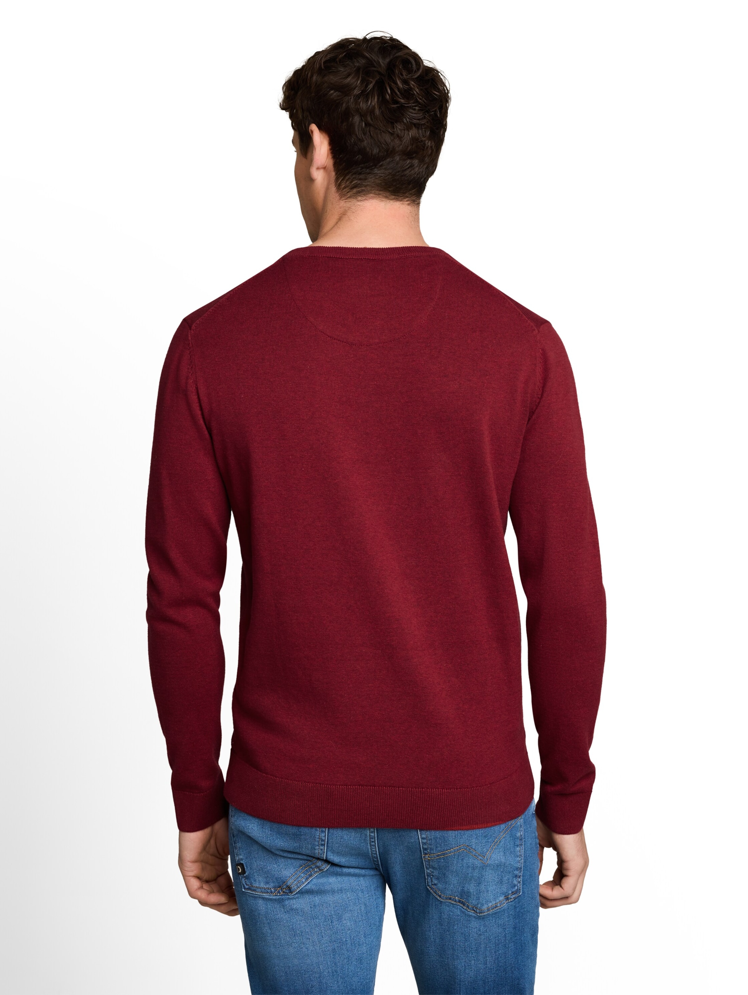 TOM TAILOR Pullover i rød