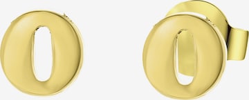 Lucardi Ohrringe in Gold: Vorderseite