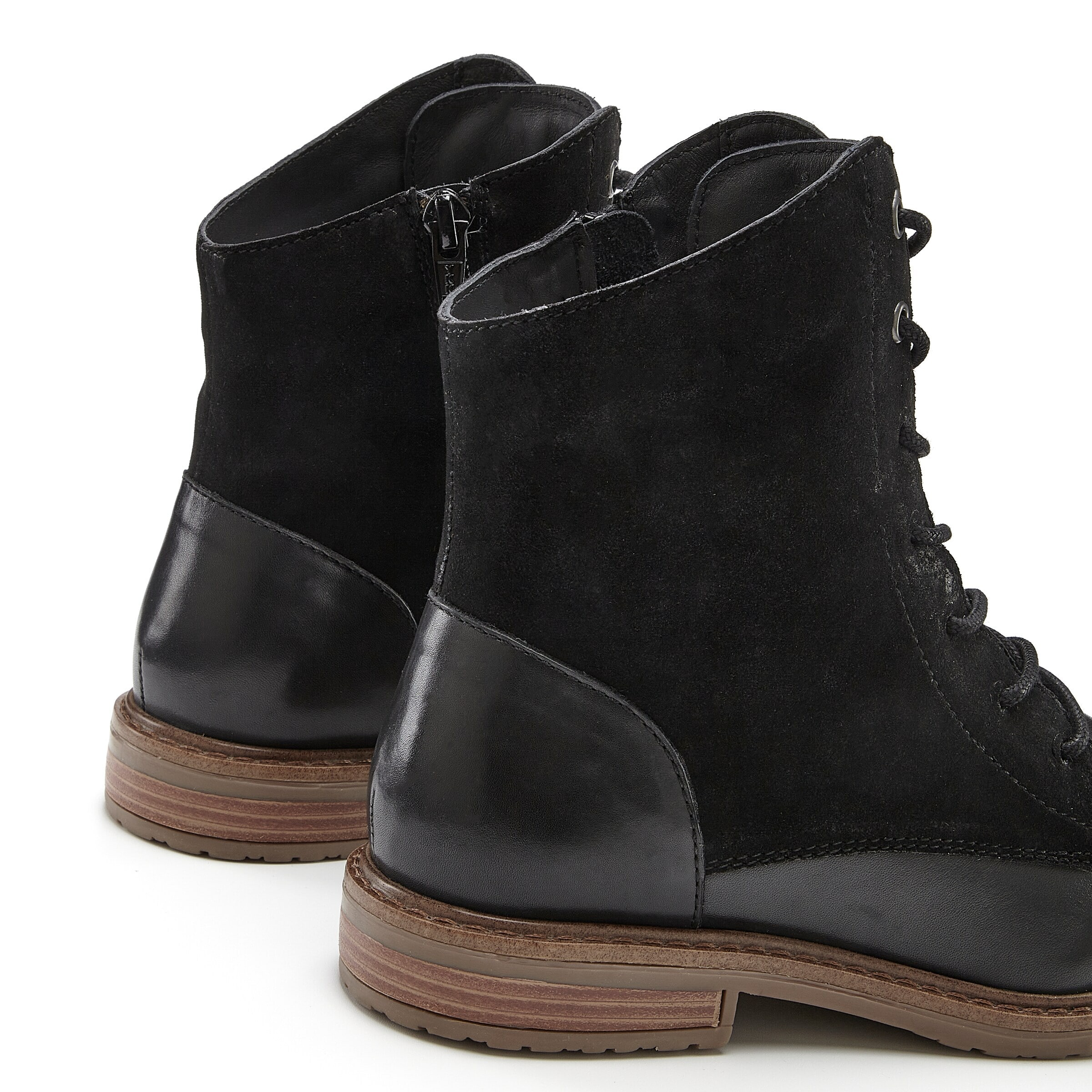 LASCANA Schnürstiefelette in Schwarz