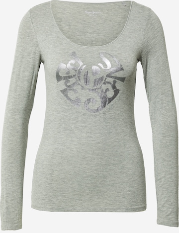 Pepe Jeans - Camiseta 'RACHEL' en gris: frente