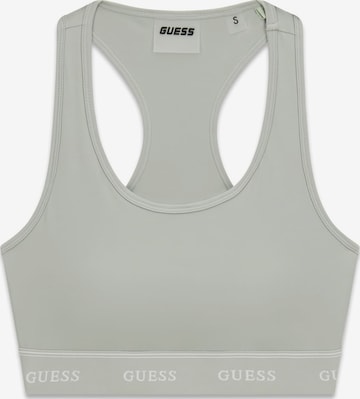 GUESS Bralette Sports Bra in Green: front