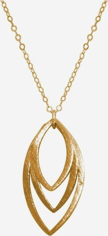 Gemshine Necklace in Gold: front