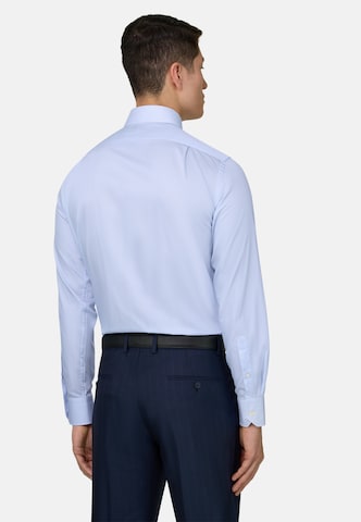 Coupe slim Chemise business Boggi Milano en bleu