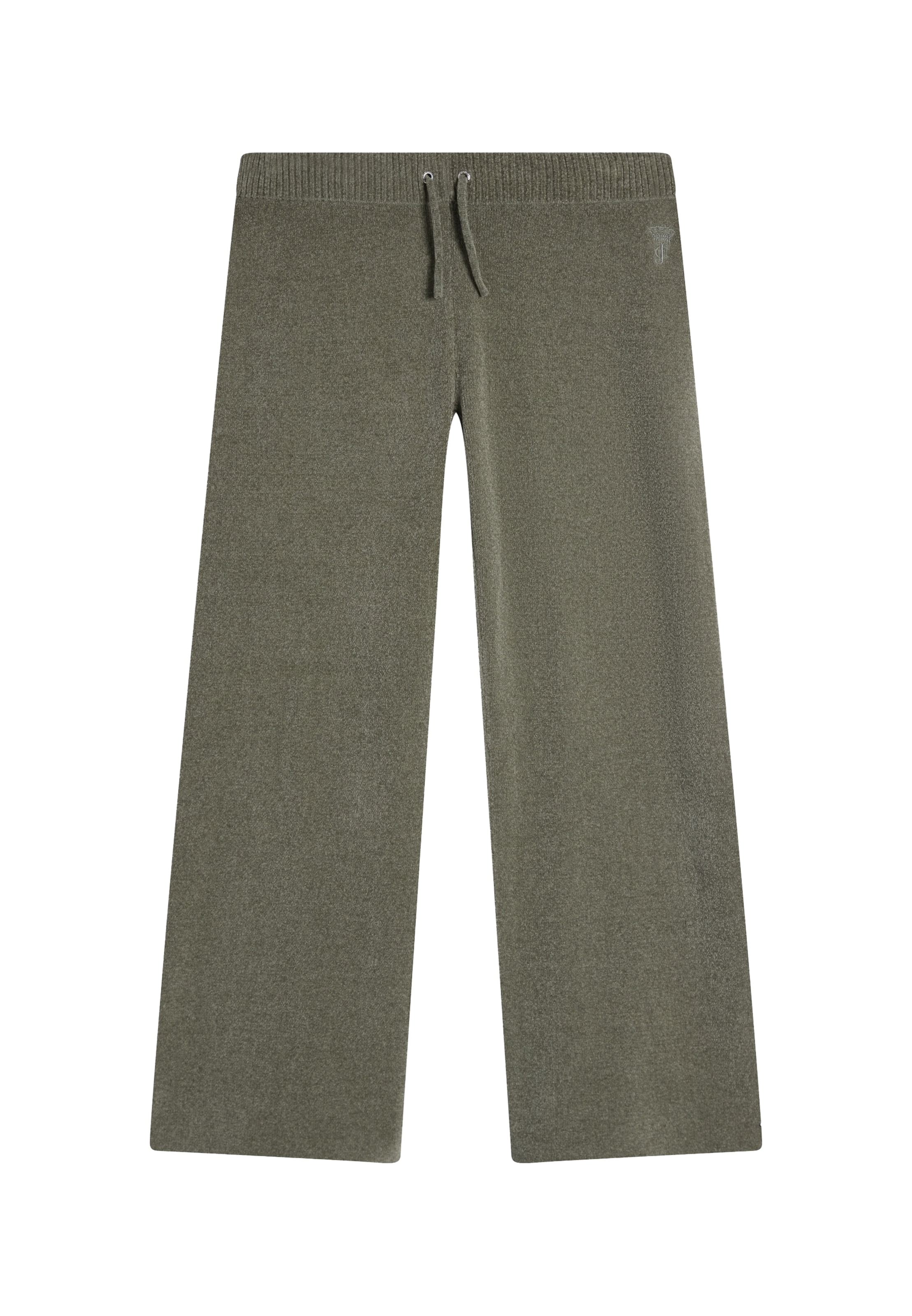 Juicy Couture Wide Leg Hose 'JAMA' in Grün: Vorderseite