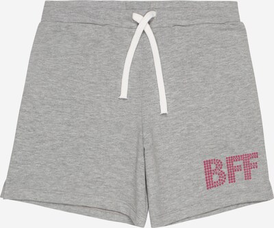 TOP MODEL Pants 'GISELLE' in mottled grey / Dark pink, Item view