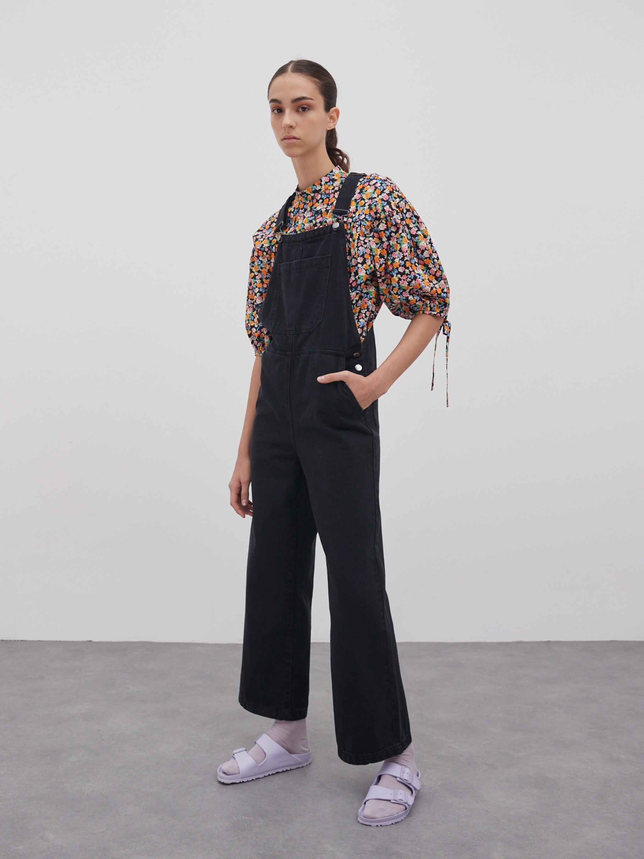 EDITED Produkte Latzhose 'Ally' schwarz