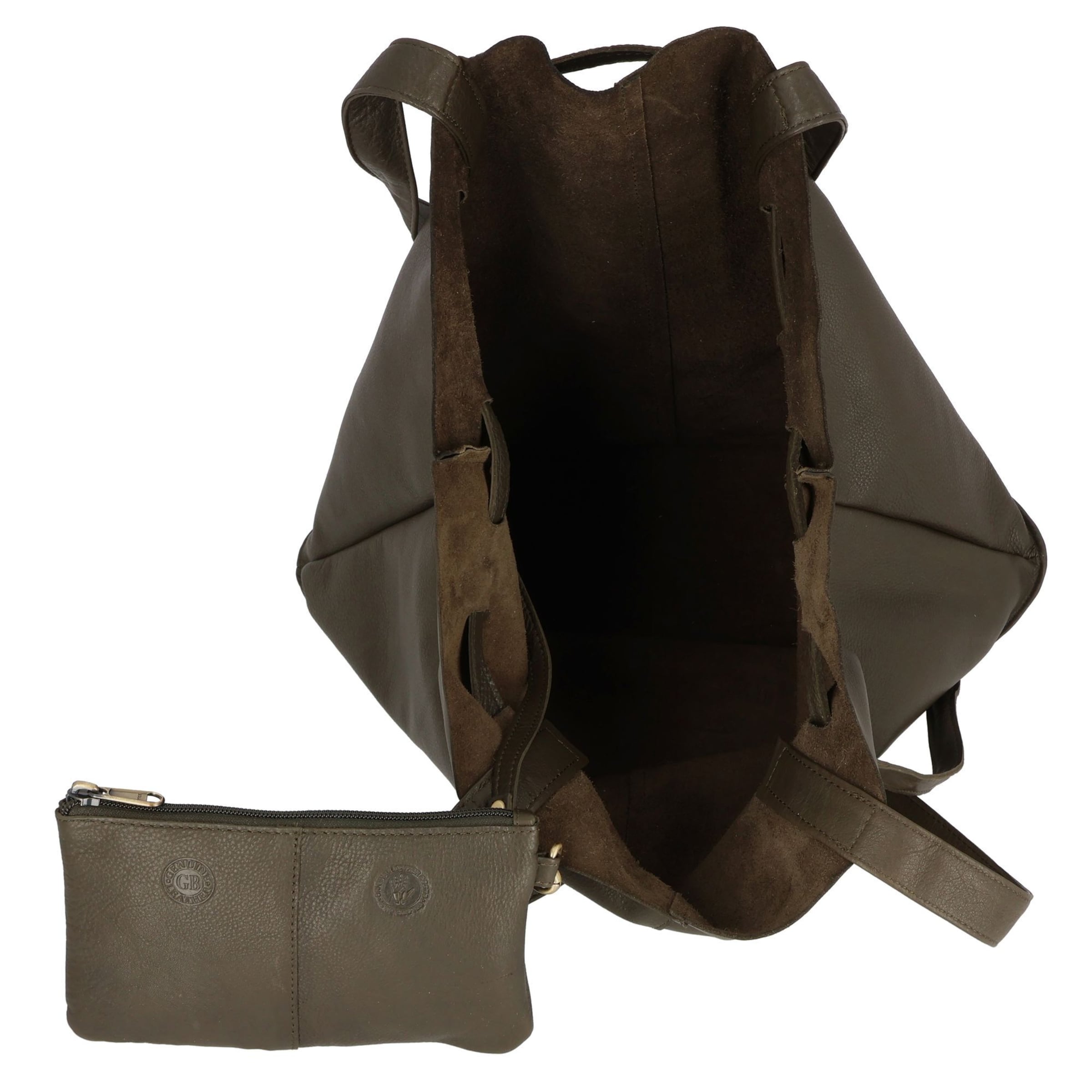 Poche ventrale 'Nappa' GREENBURRY en vert