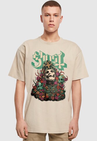 Merchcode T-Shirt 'Ghost - Bliss' in Beige: Vorderseite