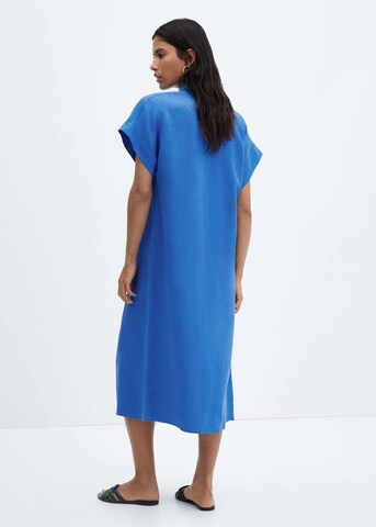 MANGO Blusenkleid 'Ordago-a' in Blau