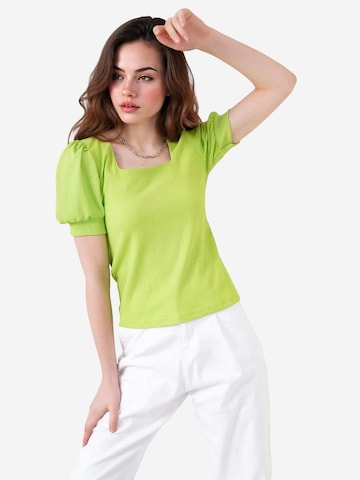 Chemisier Bigdart en vert : devant