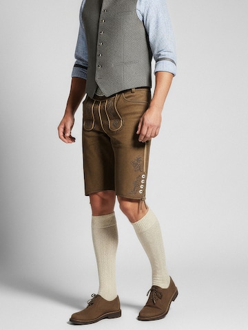 STOCKERPOINT Regular Traditional pants 'Bertram' in Brown: front