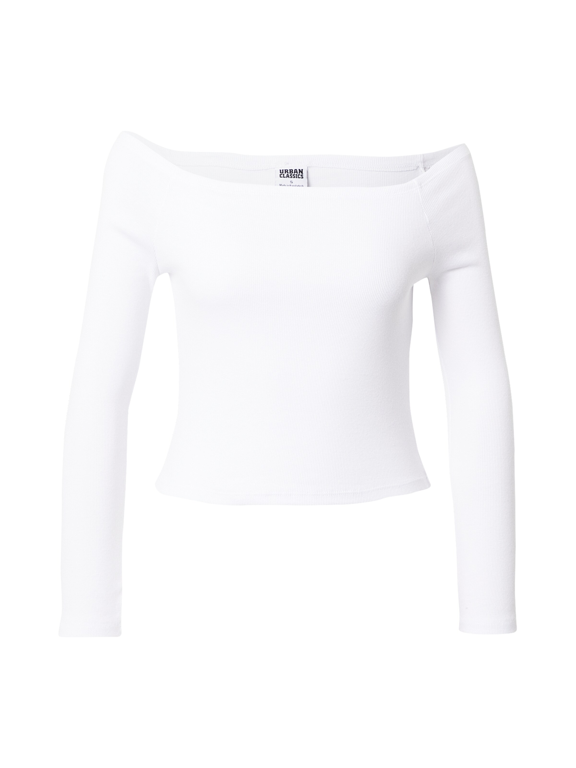 Urban Classics Shirt in Weiß: Vorderseite