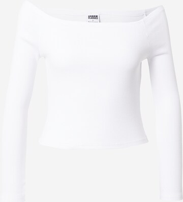 T-shirt Urban Classics en blanc : devant