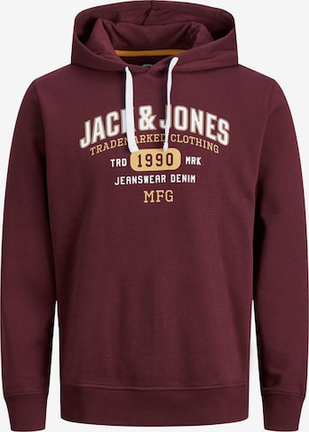 JACK & JONES Sweatshirt 'Tamp' in Red: front