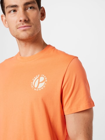 Pepe Jeans Shirt 'ALEJO' in Orange