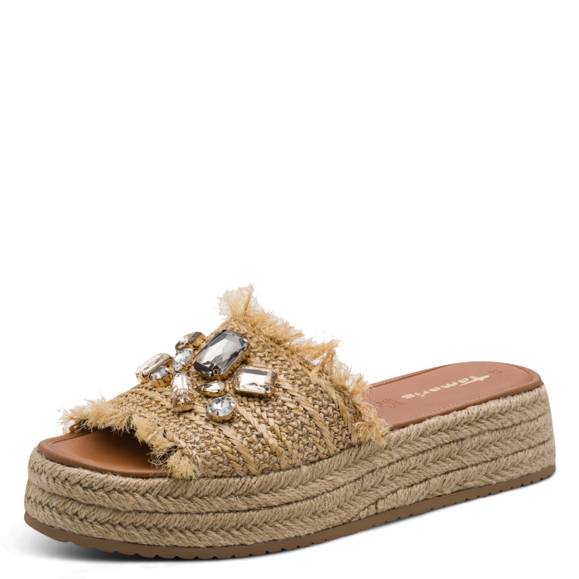 Tamaris Mules in Beige: front