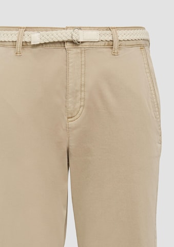 s.Oliver Tapered Broek in Bruin