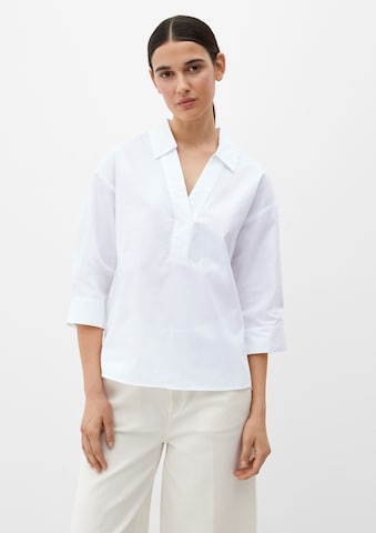 s.Oliver BLACK LABEL - Blusa en blanco: frente