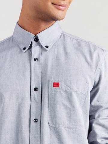 Coupe slim Chemise 'Evito' HUGO en bleu