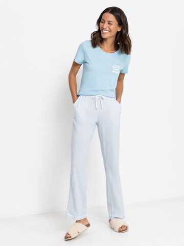 s.Oliver Pyjamahose in Blau